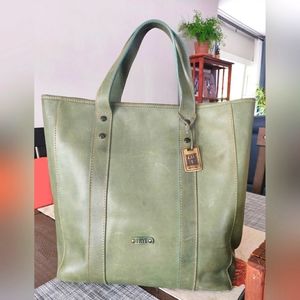 Genuine Frye large leather tote